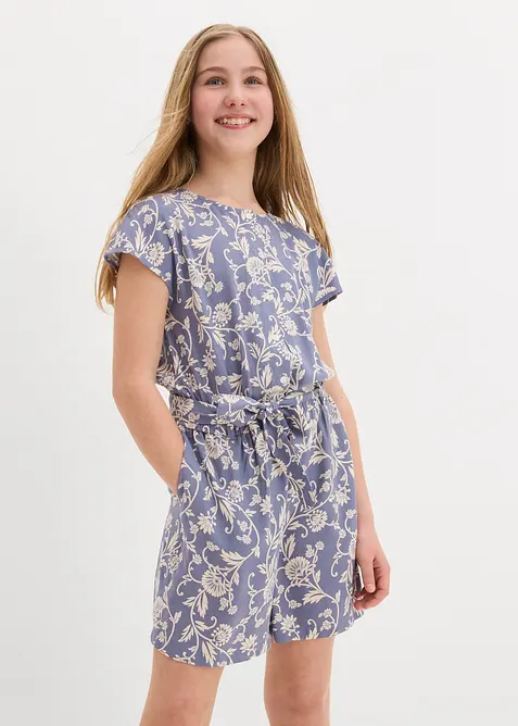 Korte jumpsuit van vloeiende viscose, bonprix