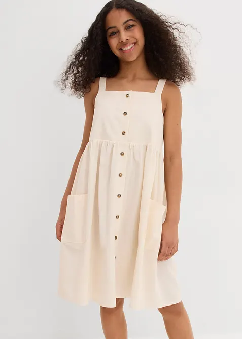 Jurk met spaghettibandjes, bonprix