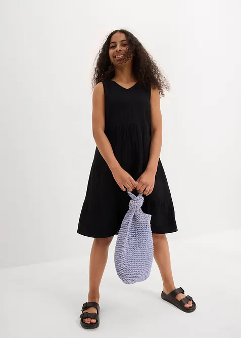 Jurk met spaghettibandjes, bonprix