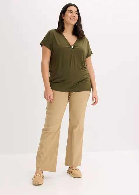 Shirt met een decoratieve ring, bonprix