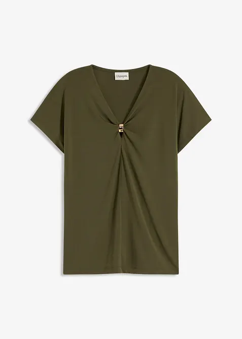 Shirt met een decoratieve ring, bonprix