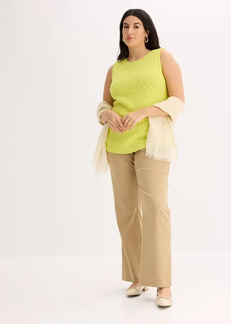 Gebreide top van katoen, bonprix