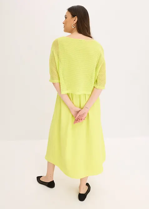 Jurk in 2-in-1 look, bonprix