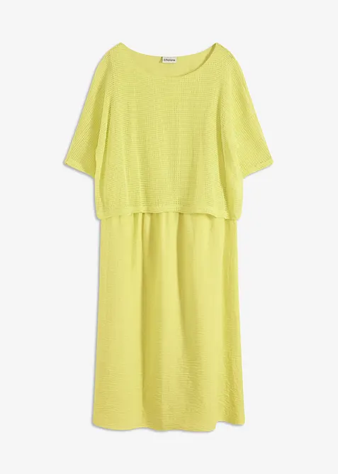 Jurk in 2-in-1 look, bonprix