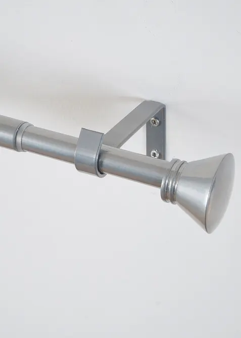 Uitschuifbare gordijnroede met eindstuk, bonprix