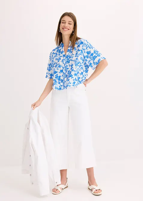 Culotte van een elastische katoenmix, bonprix