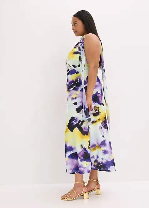 Maxi jurk van stevige scubastof, bonprix