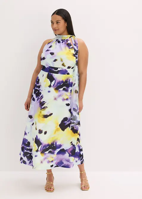 Maxi jurk van stevige scubastof, bonprix