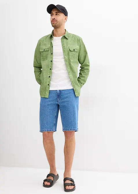 Stretch jeans bermuda, relaxed fit, bonprix