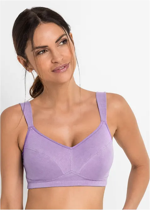 Bh zonder beugels met biologisch katoen (set van 2), bonprix