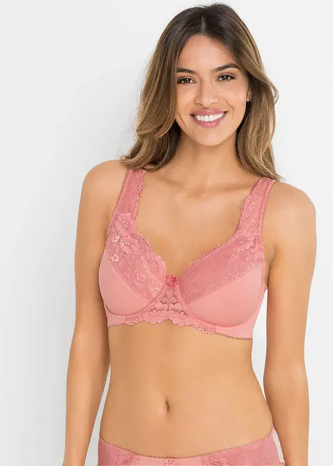 Minimizer bh met gewatteerde bandjes (set van 2), bonprix