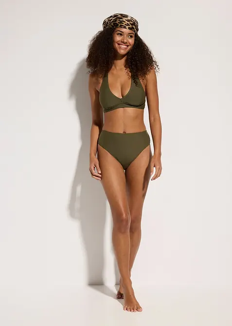 Halter bikinitop met V-hals, bonprix
