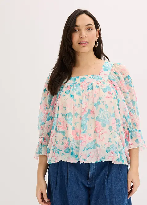 Blouse met ballonzoom, bonprix