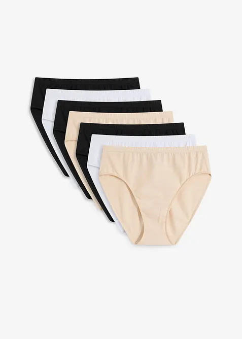 Maxislip met biologisch katoen (set van 7), bonprix