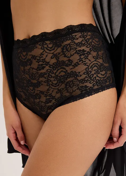 Tailleslip van kant (set van 3), bonprix