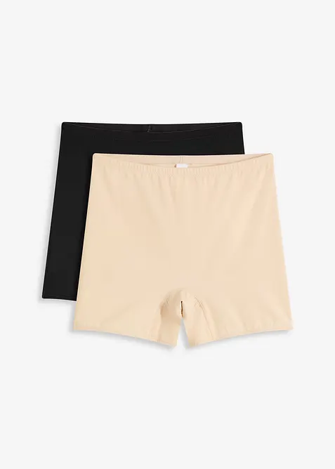 Corrigerende broek, medium corrigerend (set van 2), bonprix