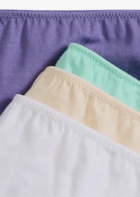 Slip met biologisch katoen (set van 4), bonprix