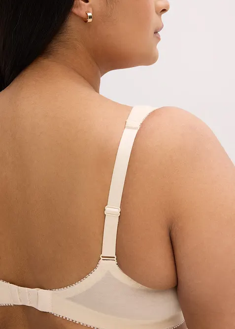 Niet-gevulde T-shirt bh met beugels en biologisch katoen (set van 2), bonprix