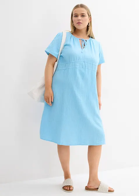 Tuniekjurk van mousseline, bonprix