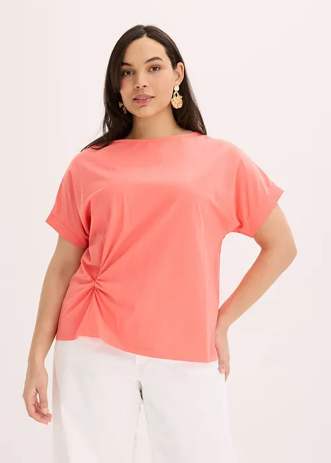 T-shirt met een knoopdetail, bonprix