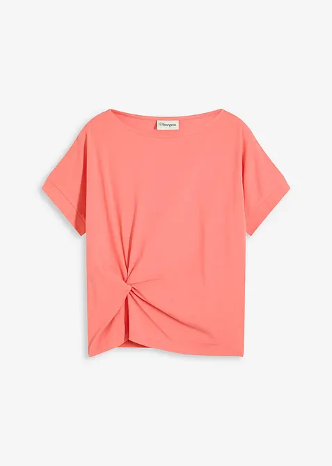 T-shirt met een knoopdetail, bonprix