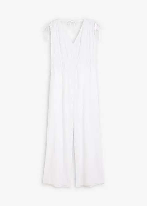 Jumpsuit van gestructureerde crêpe, bonprix