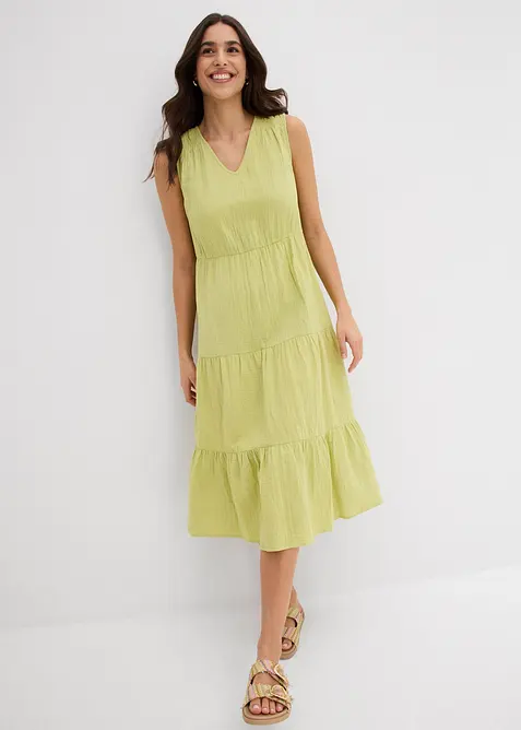 Jurk van zacht mouselline, bonprix