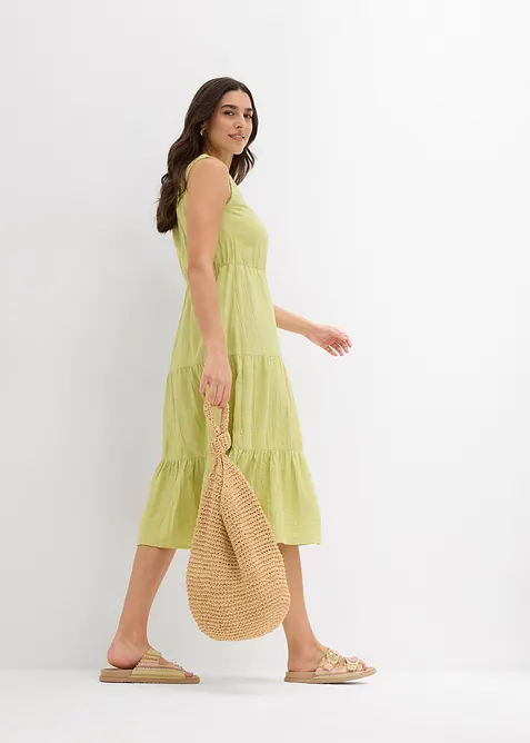 Jurk van zacht mouselline, bonprix