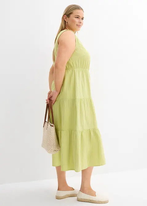 Jurk van zacht mouselline, bonprix