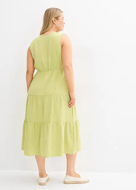 Jurk van zacht mouselline, bonprix