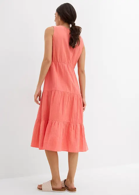 Jurk van zacht mouselline, bonprix