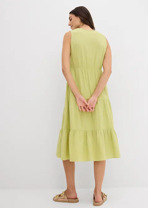 Jurk van zacht mouselline, bonprix