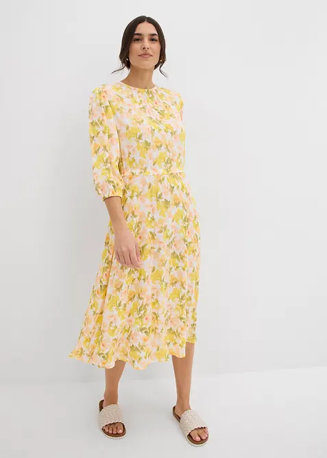 Jurk van gestructureerde crinkle, bonprix