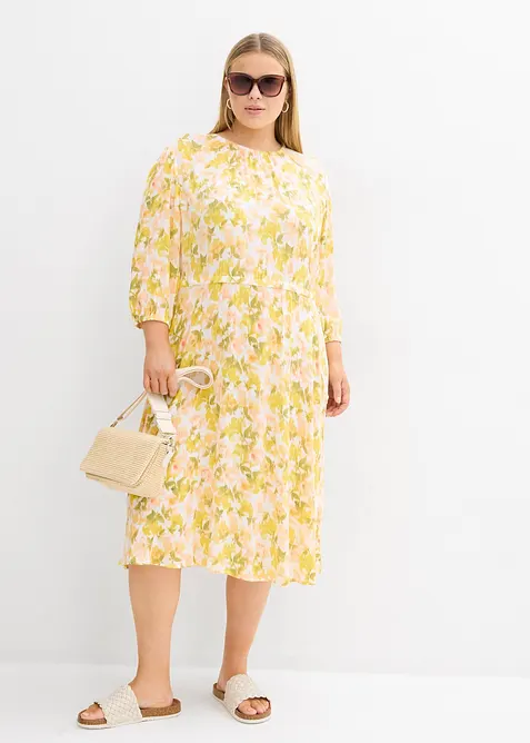 Jurk van gestructureerde crinkle, bonprix