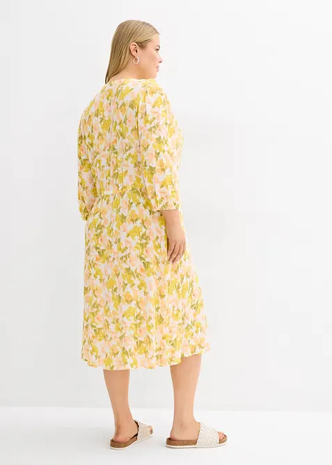 Jurk van gestructureerde crinkle, bonprix