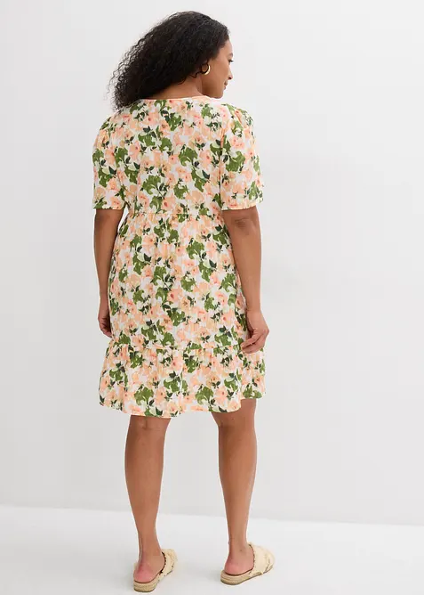 Jurk van zachte mousseline, bonprix