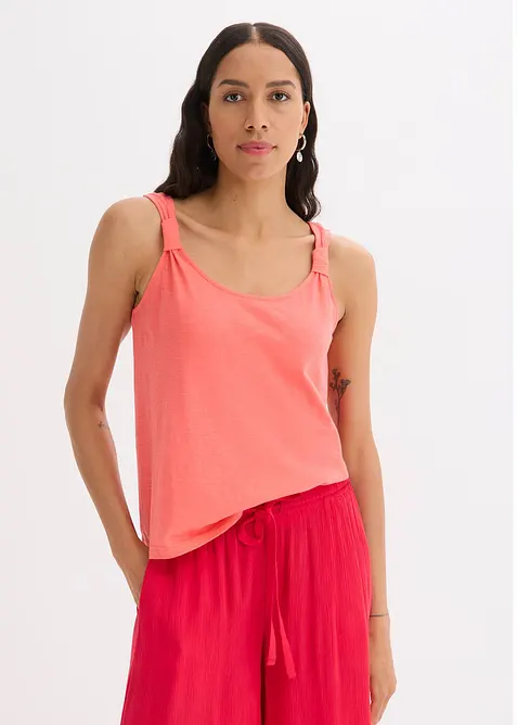 Tanktop van biologisch katoen, bonprix