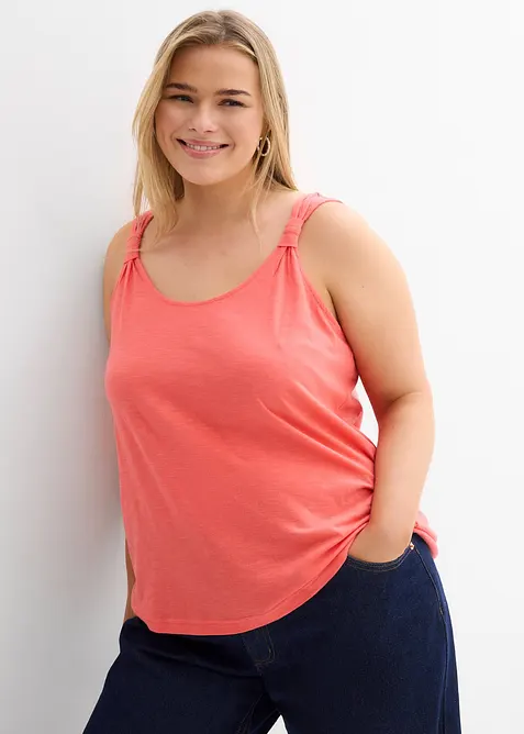 Tanktop van biologisch katoen, bonprix