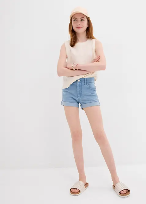 Jeans short mid waist, bonprix