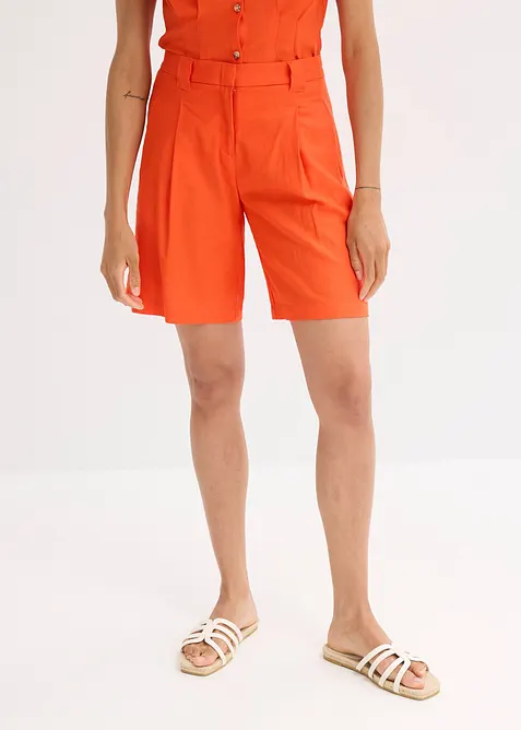 Short in een lichte linnenmix, bonprix