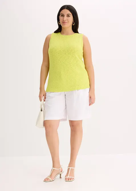 Short in een lichte linnenmix, bonprix