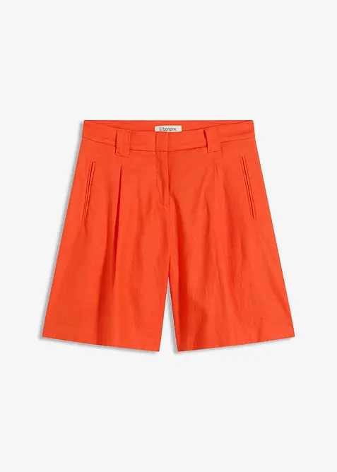 Short in een lichte linnenmix, bonprix