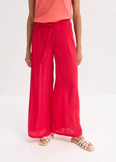 Wijde broek van soepele viscose, bonprix