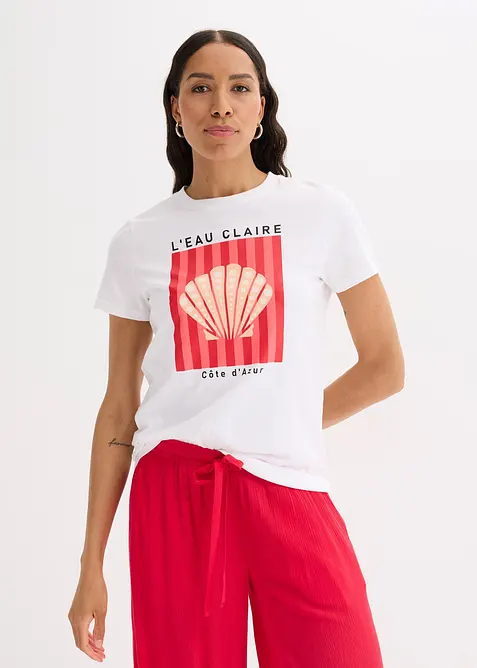 T-shirt van katoen, bonprix