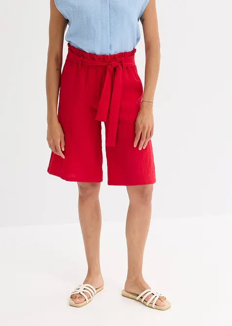 Instapbermuda in een soepele vicosemix, bonprix