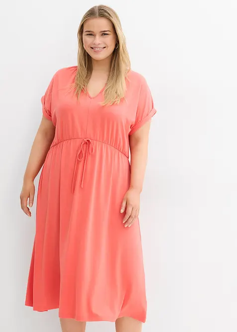 Jurk van een soepele viscosemix, bonprix