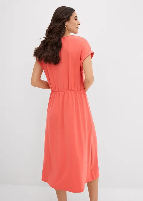 Jurk van een soepele viscosemix, bonprix