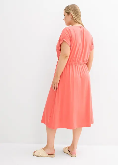 Jurk van een soepele viscosemix, bonprix