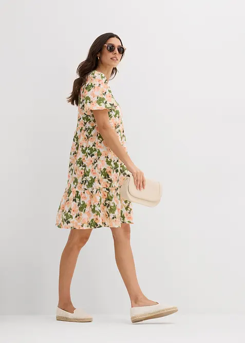 Jurk van zachte mousseline, bonprix