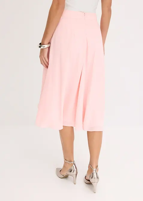 Midi rok met ruches, bonprix